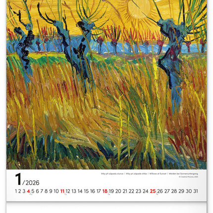 Presco Vincent van Gogh Kalender 2027