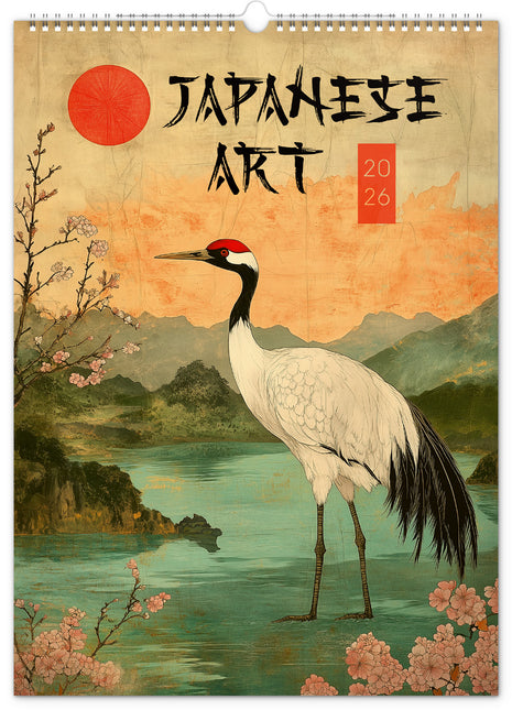 Presco Vintage Posters -Japanse Kunst Kalender 2026 Groot