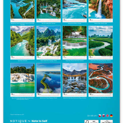 Presco Water Wandkalender 2026 Groot