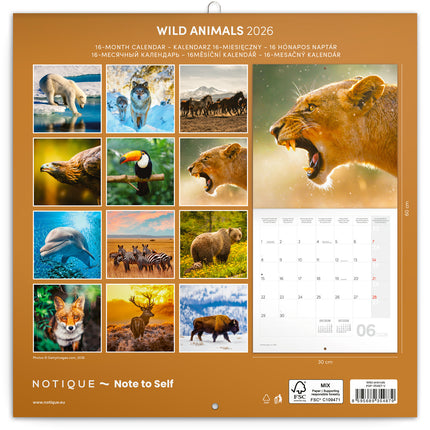 Presco Wild Animals Kalender 2026