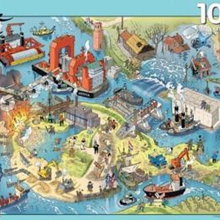 Puzzelman Waterwerken – Danker Jan Puzzel 1000 Stukjes