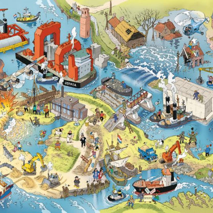 Puzzelman Waterwerken – Danker Jan Puzzel 1000 Stukjes