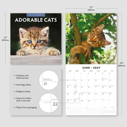 Red Robin Adorable Cats Kalender 2027