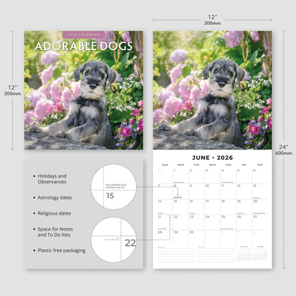 Red Robin Adorable Dogs Kalender 2026