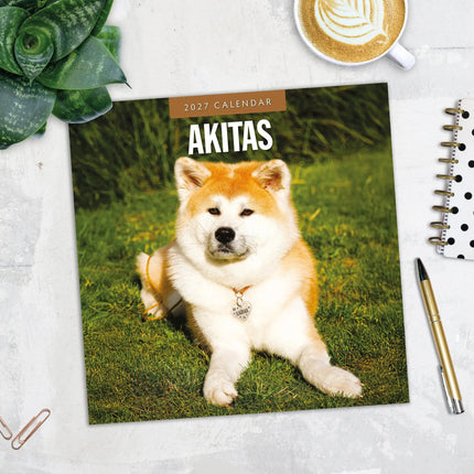 Red Robin Akita Kalender 2027