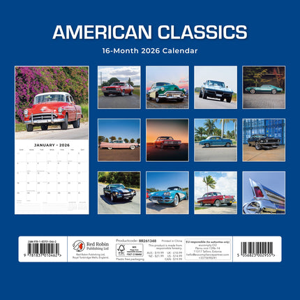 Red Robin American Classics Kalender 2026
