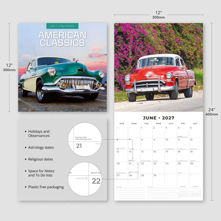 Red Robin American Classics Kalender 2027