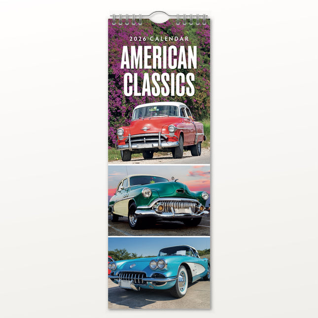 Red Robin American Classics Slimline Kalender 2026