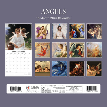 Red Robin Angels Kalender 2026