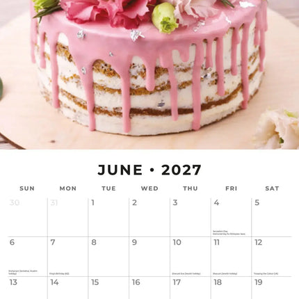 Red Robin Baking Kalender 2027