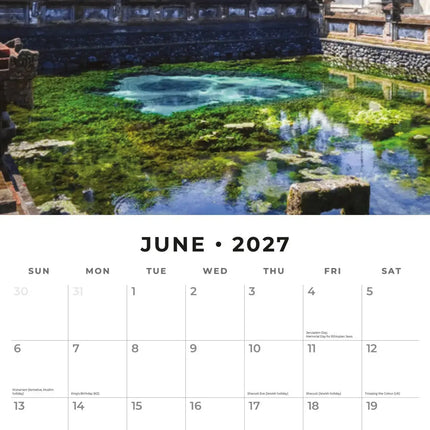 Red Robin Bali Kalender 2027