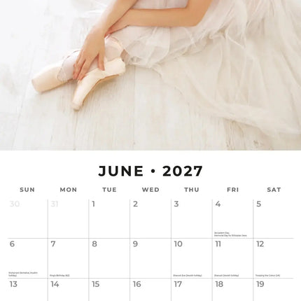 Red Robin Ballet Kalender 2027