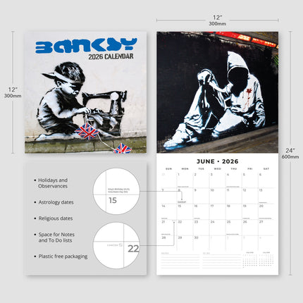 Red Robin Banksy Kalender 2027