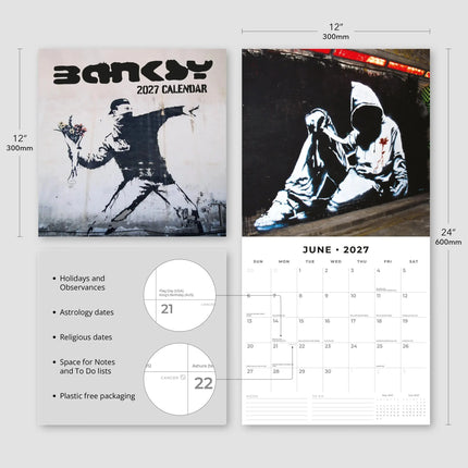 Red Robin Banksy Kalender 2027