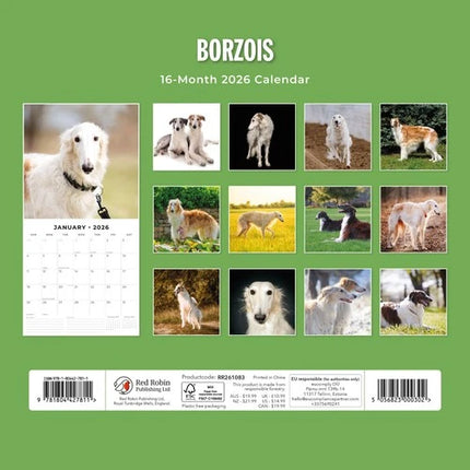 Red Robin Barzoi Kalender 2026