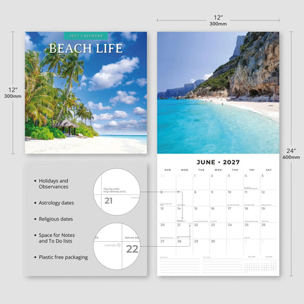 Red Robin Beach Life Kalender 2027