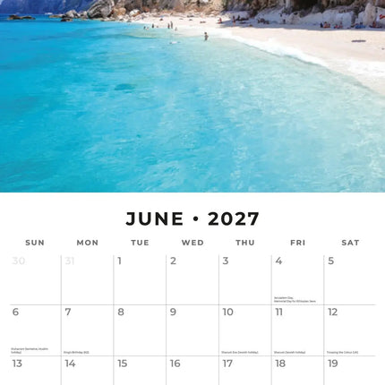 Red Robin Beach Life Kalender 2027
