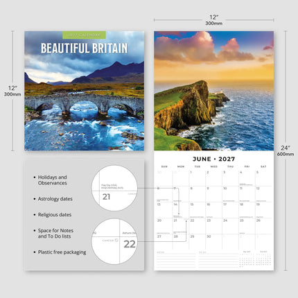 Red Robin Beautiful Britain Kalender 2027