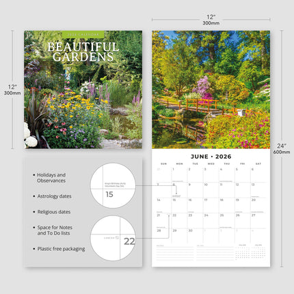 Red Robin Beautiful Gardens Kalender 2026
