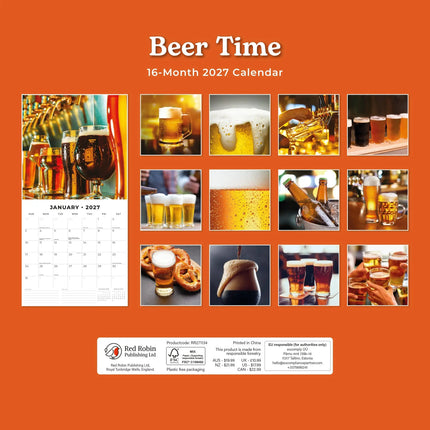 Red Robin Beer Time Kalender 2027
