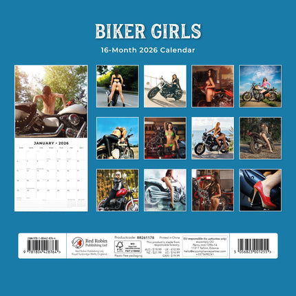 Red Robin Biker Girls Kalender 2026