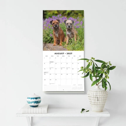 Red Robin Border Terrier Kalender 2027