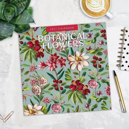 Red Robin Botanical Flowers Kalender 2027
