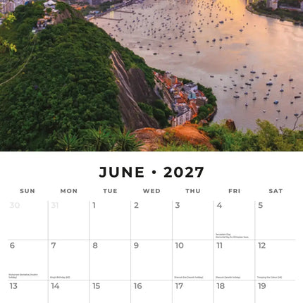 Red Robin Brazilië Kalender 2027