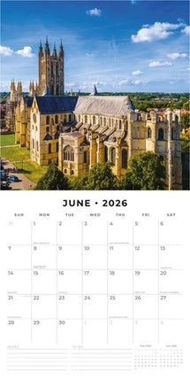 Red Robin British Cathedrals Kalender 2026