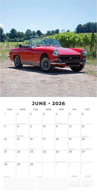 Red Robin British Classics Kalender 2026