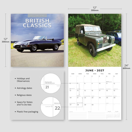 Red Robin British Classics Kalender 2027