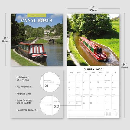 Red Robin Canal Boats Kalender 2027