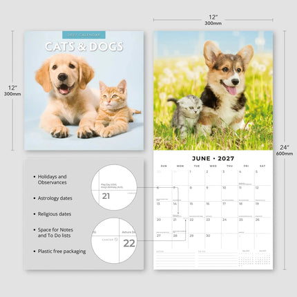 Red Robin Cats and Dogs Kalender 2027