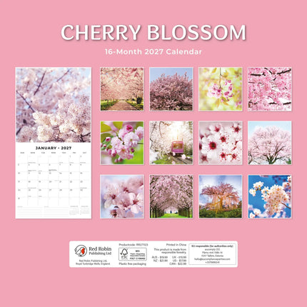 Red Robin Cherry Blossom Kalender 2027