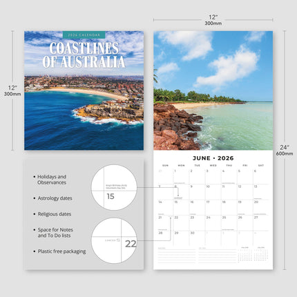 Red Robin Coastlines of Australia Kalender 2026