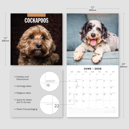 Red Robin Cockapoos Kalender 2026