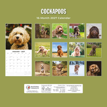 Red Robin Cockapoos Kalender 2027