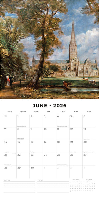 Red Robin Constable Kalender 2026