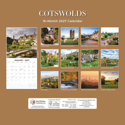 Red Robin Cotswolds Kalender 2027