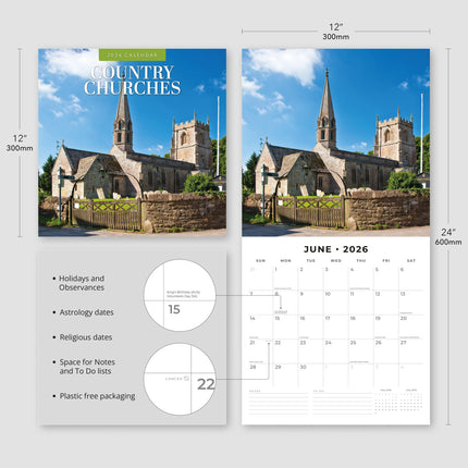 Red Robin Country Churches Kalender 2026