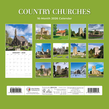 Red Robin Country Churches Kalender 2026