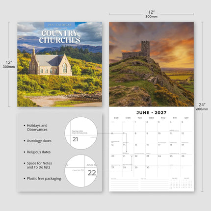 Red Robin Country Churches Kalender 2027