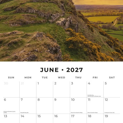 Red Robin Country Churches Kalender 2027