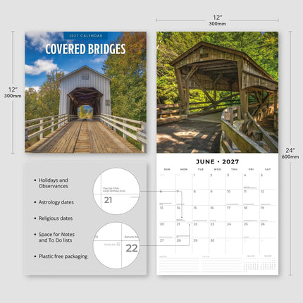 Red Robin Covered Bridges Kalender 2027