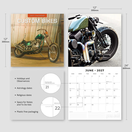 Red Robin Custom Bikes Kalender 2027