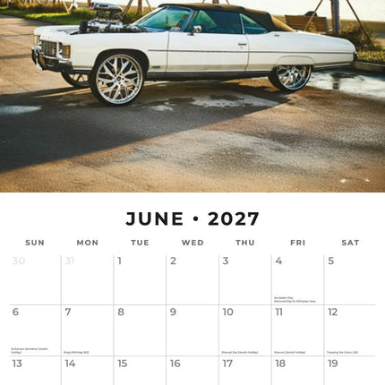 Red Robin Custom Cars Kalender 2027