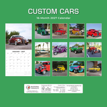 Red Robin Custom Cars Kalender 2027