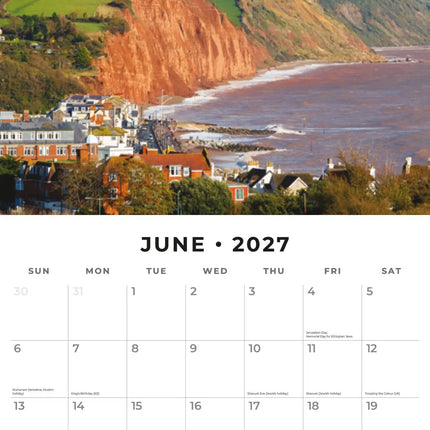 Red Robin Devon Kalender 2027