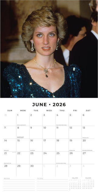 Red Robin Diana Kalender 2026