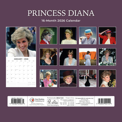 Red Robin Diana Kalender 2026